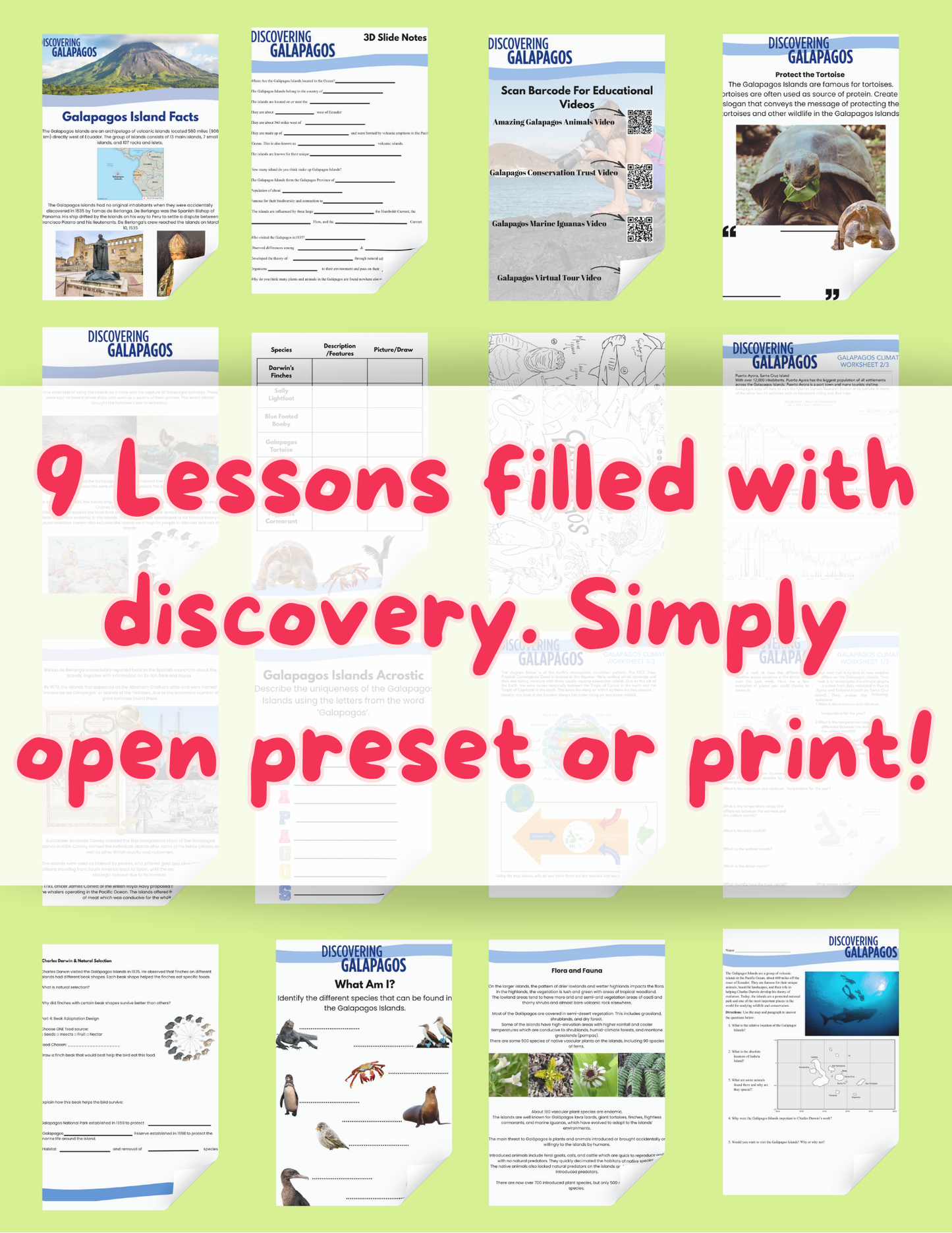 Galápagos Islands Geography Lesson 3D Tour