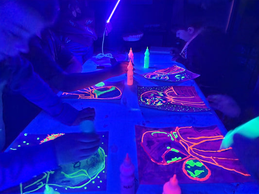 GLOW IN THE DARK ART - Kids Night Out!