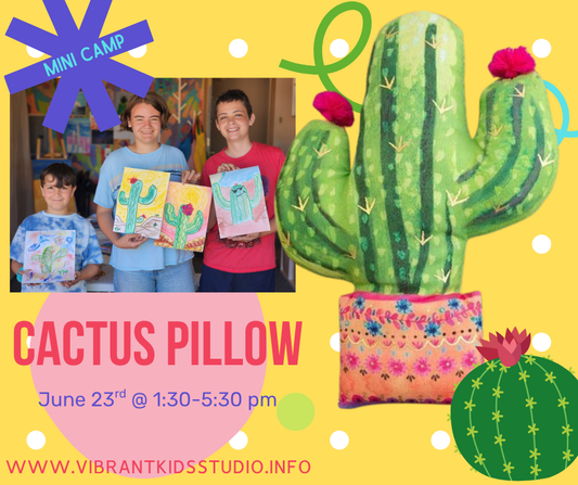 Western Cactus Decor/Pillows June 23rd