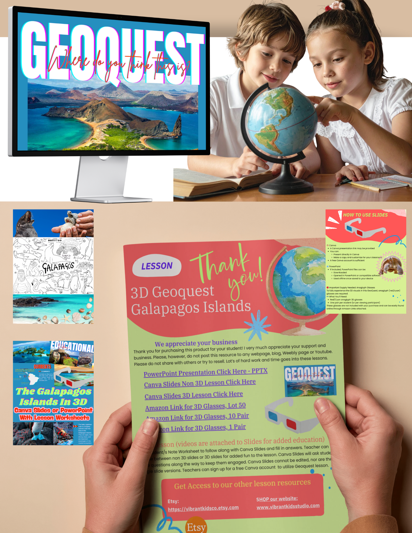 Galápagos Islands Geography Lesson 3D Tour