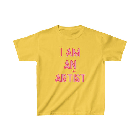 Kids I am An Artist Pink™ Tee